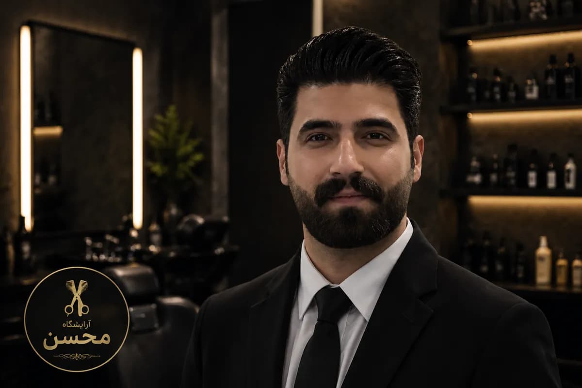 آرایشگاه داماد محسن آرامد